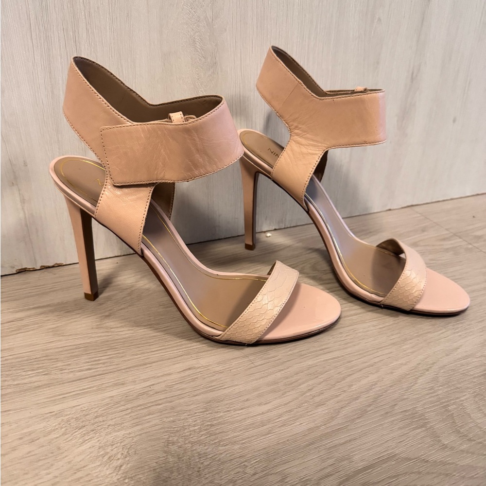Nine West Blush Pink High Heel Sandals- Size 9.5